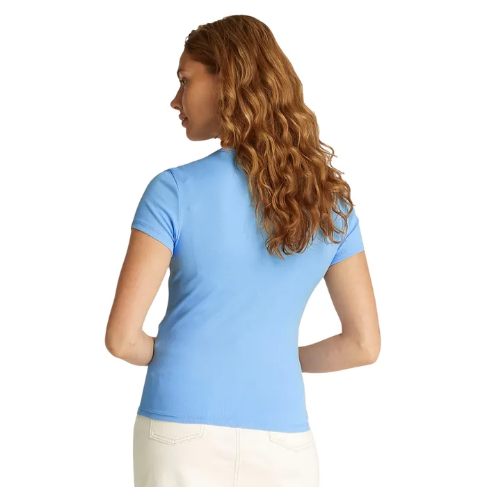 Tommy Hilfiger Essential Slim Rib-Knit Shirt Dames