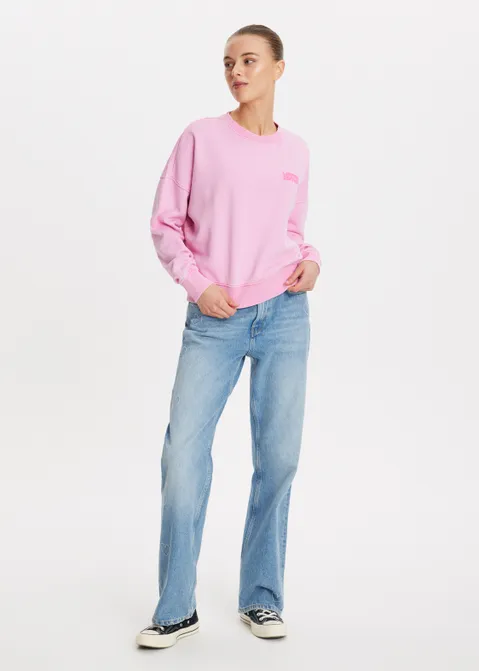 Sweater met print limited roze (ROS.M)