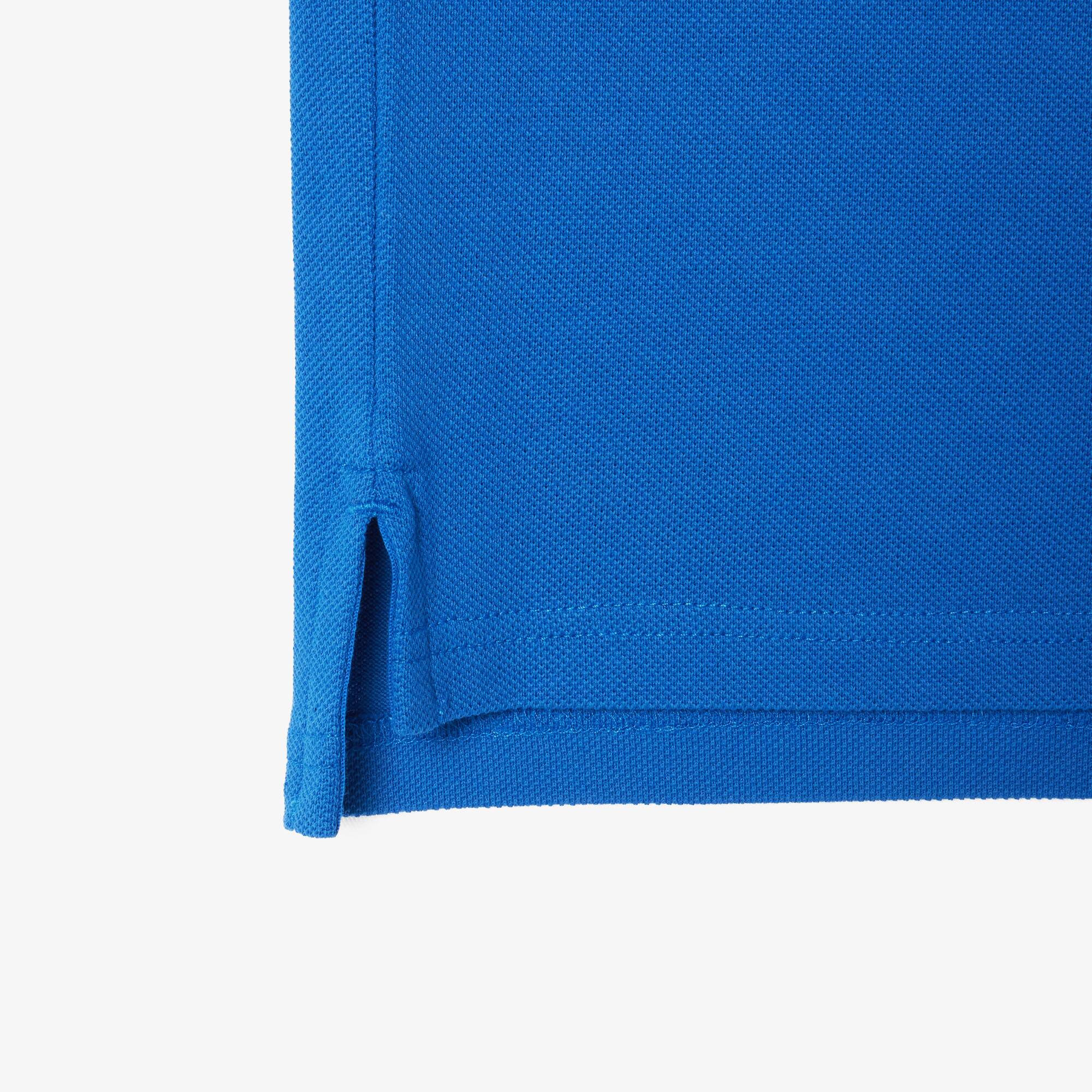 Polo en petit piqué de coton Polos - Bleu - Lacoste - Enfant