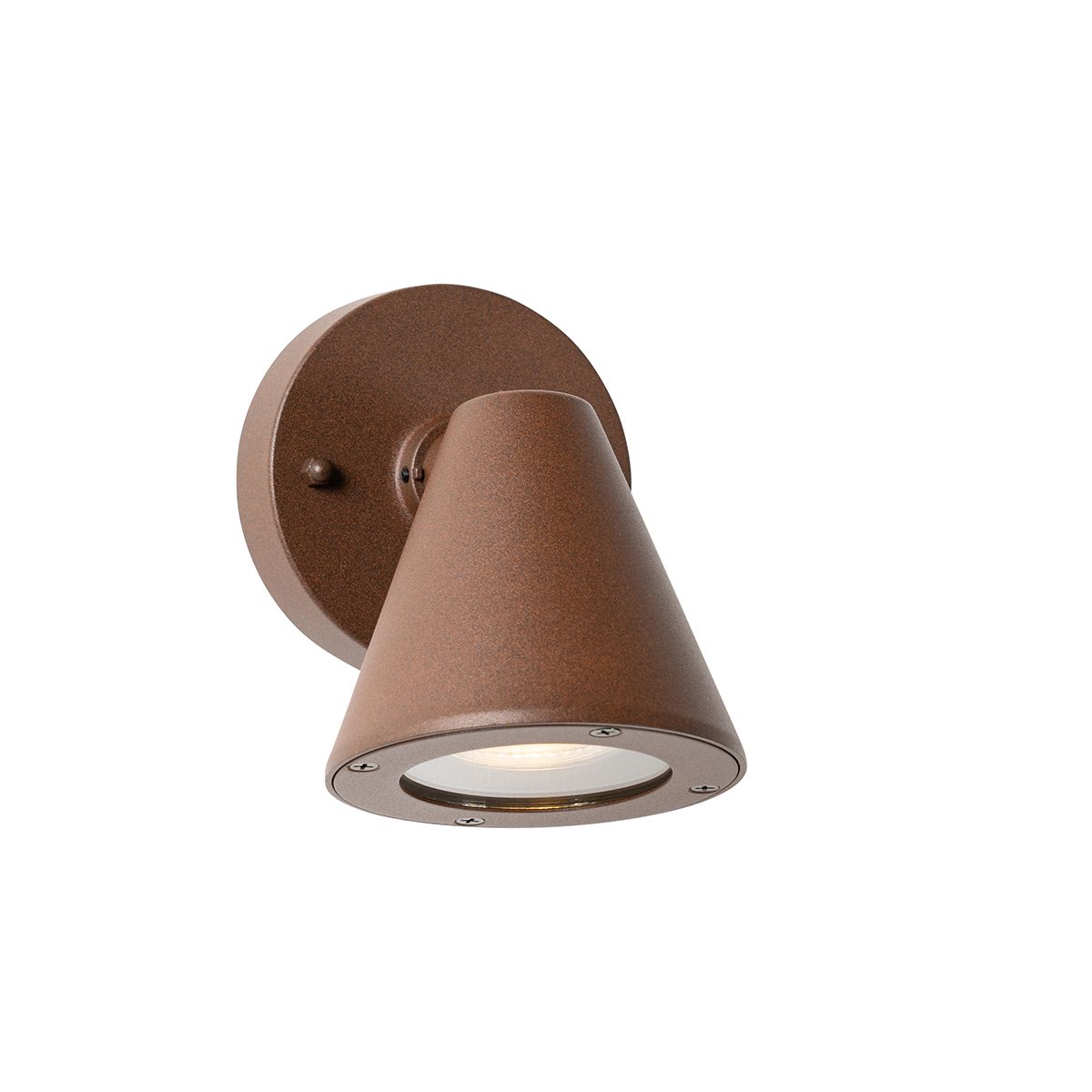 Moderne buiten wandlamp roestbruin IP44 verstelbaar - Ciara