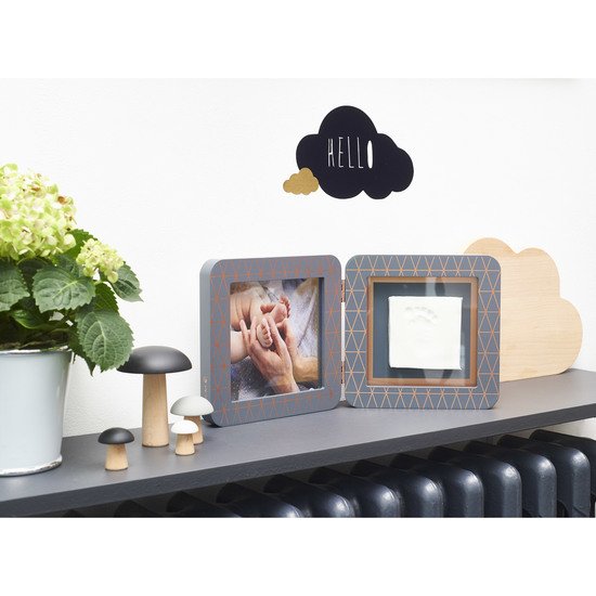 My Baby Touch cadre 2 volets   Blanc        de               Baby Art