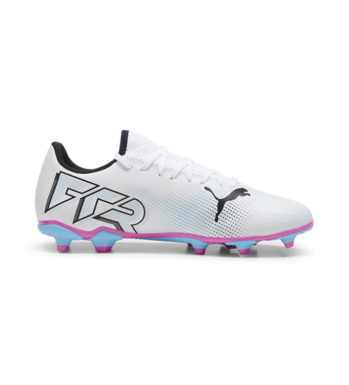 FUTURE 7 PLAY FG/AG PUMA-WHITE-PUMA-BLACK-POISON-P