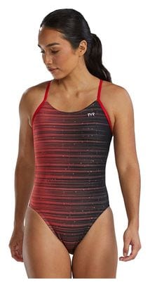 Maillot de bain Tyr Durafast Elite Speedwarp Cutoutfit Rouge Femme