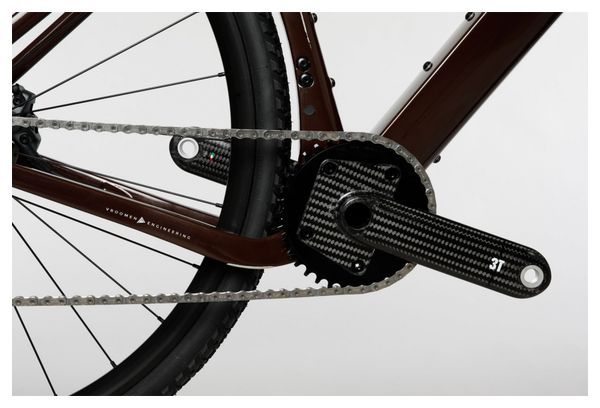 Gravel Bike 3T Exploro Race Torno Sram Force eTap AXS 12V 700 mm Bleu Marron 2022