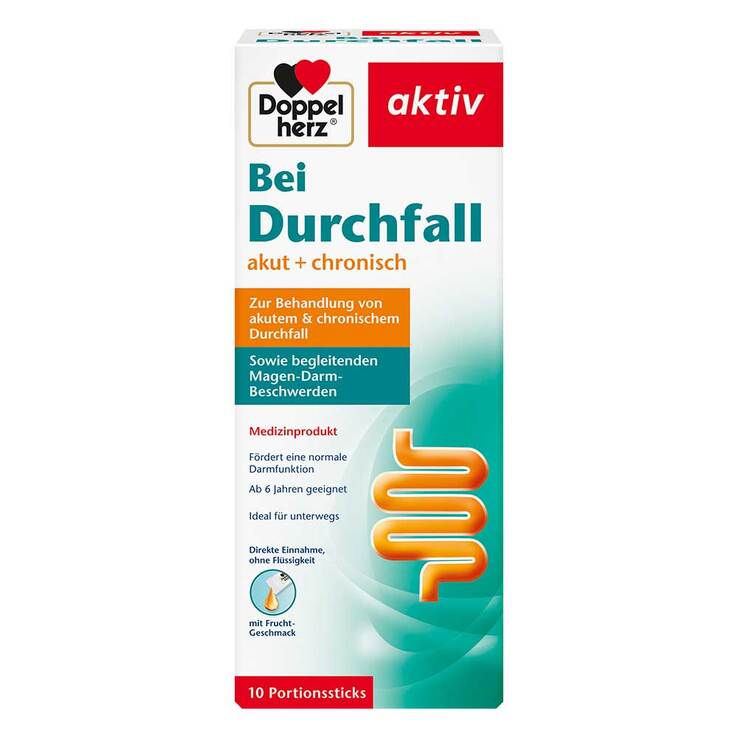 Doppelherz Bei Durchfall flüssig Sticks, 10 St