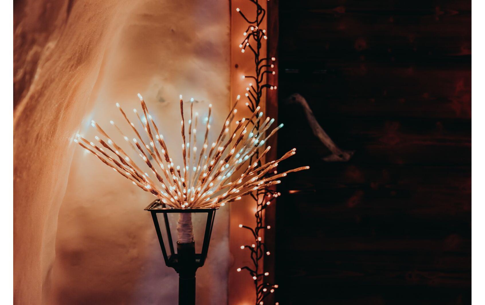 LED-Lichterkette Spritzer, 200 LEDs, Ø 40 cm,BT+WiFi,RGB<br>RGB Lights Spritzer