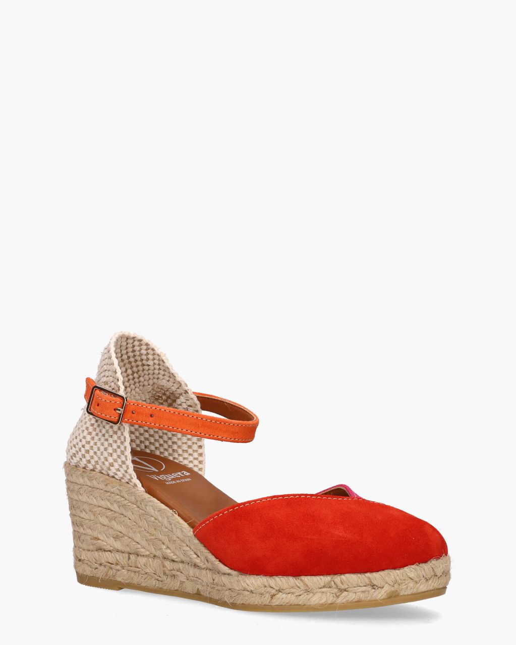 Viguera 2148 Rood/Roze Damessandalen