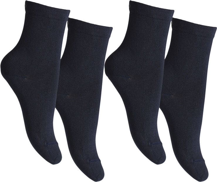 mpKids ANKLESOCK PLAIN 2-PACK 2x77107 Blå