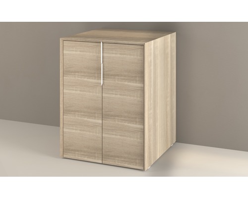 Wasmachinekast Baden Haus Space 93x70 cm eiken Brugge
