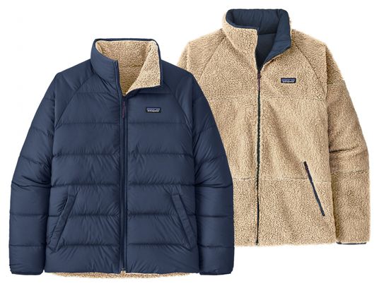 Doudoune Patagonia Reversible Silent Homme Bleu