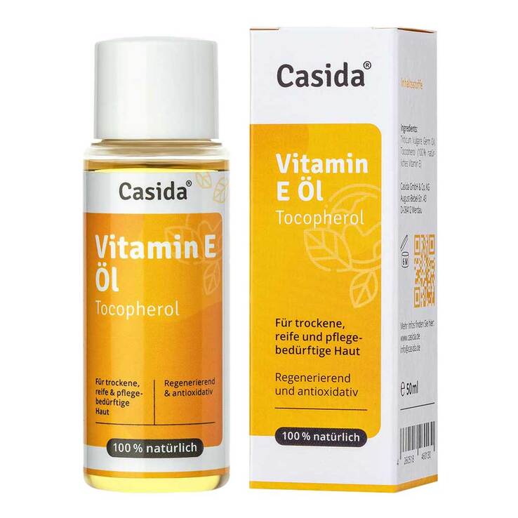 Vitamin E Öl Tocopherol natürlich, 50 ml