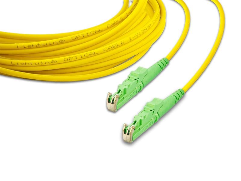 Lightwin LWL-Patchkabel SM E2000/APC – E2000/APC, OS2, Simp Singlemode E2000/APC-E2000/APC Simplex OS2 5 m