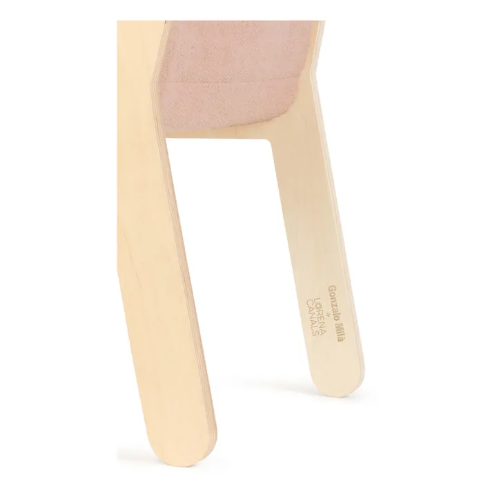 Lorena Canals Chaise Sillita en bouleau déhoussable | Nude