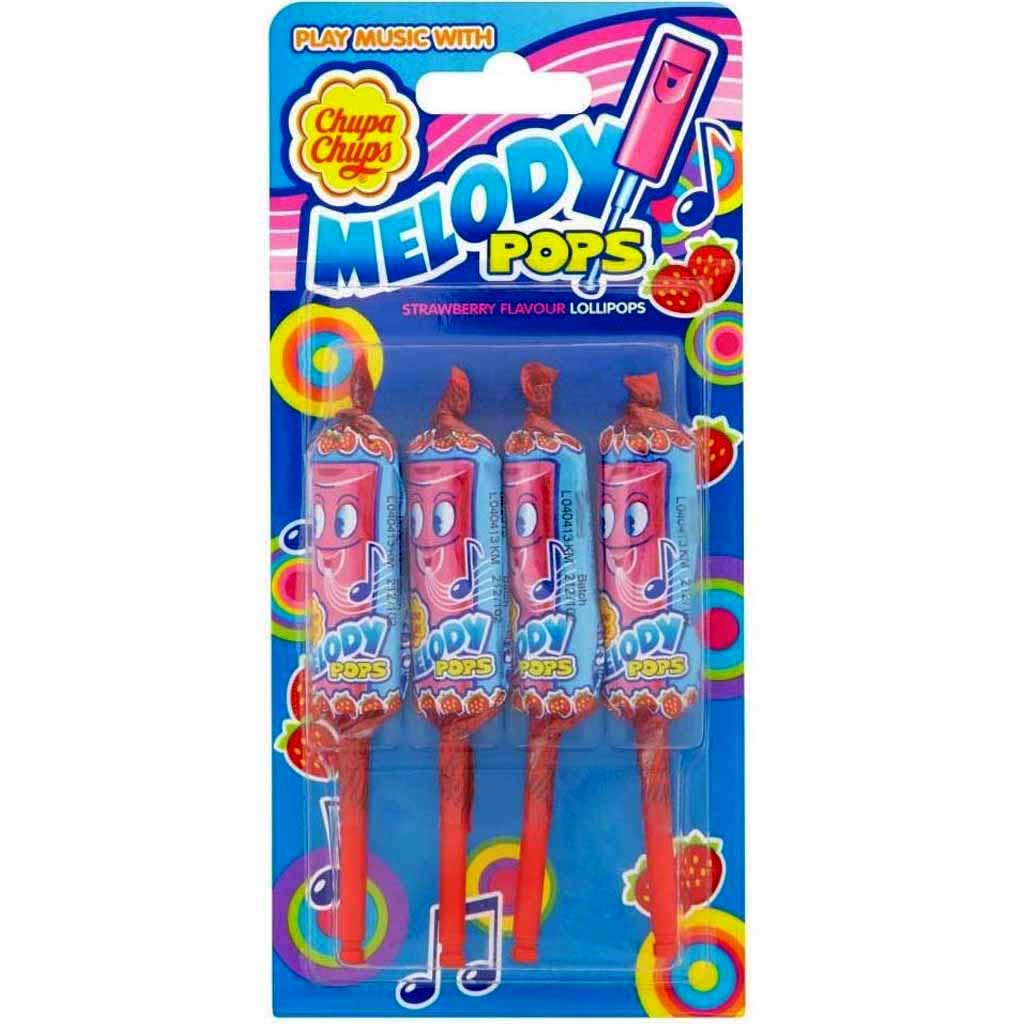 Chupa Chups Melody Pops Lutscher 4x 15g=60g MHD:30.5.25
