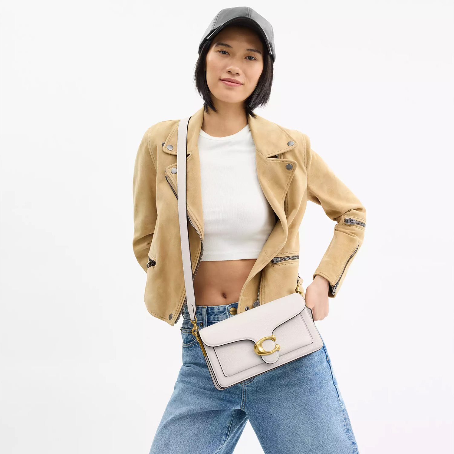 Coach Tabby 26 Shoulderbag chalk