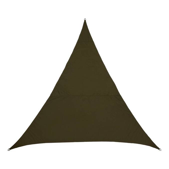 Voile d'ombrage triangulaire ELYORA Vert Laurier