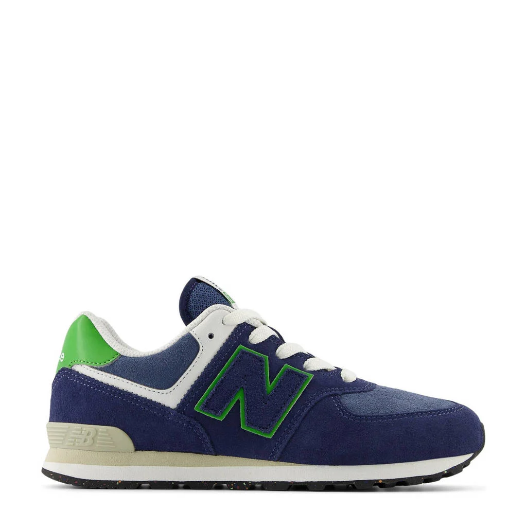 New Balance 574sneakers donkerblauw/groen