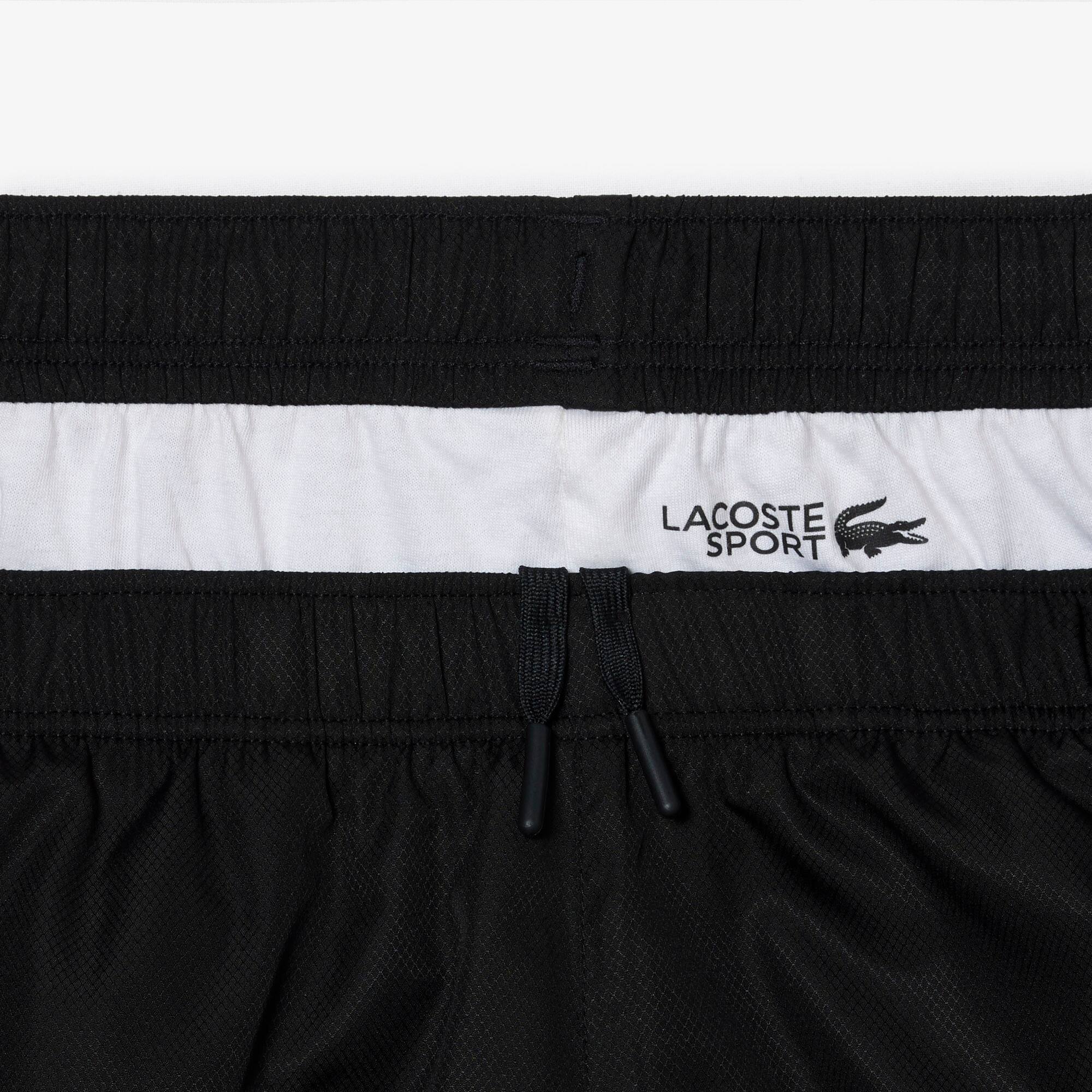 Herren LACOSTE TENNIS Jogger-Set mit Karomuster Trainingsanzug-Sets - Weiss - Lacoste - Herren