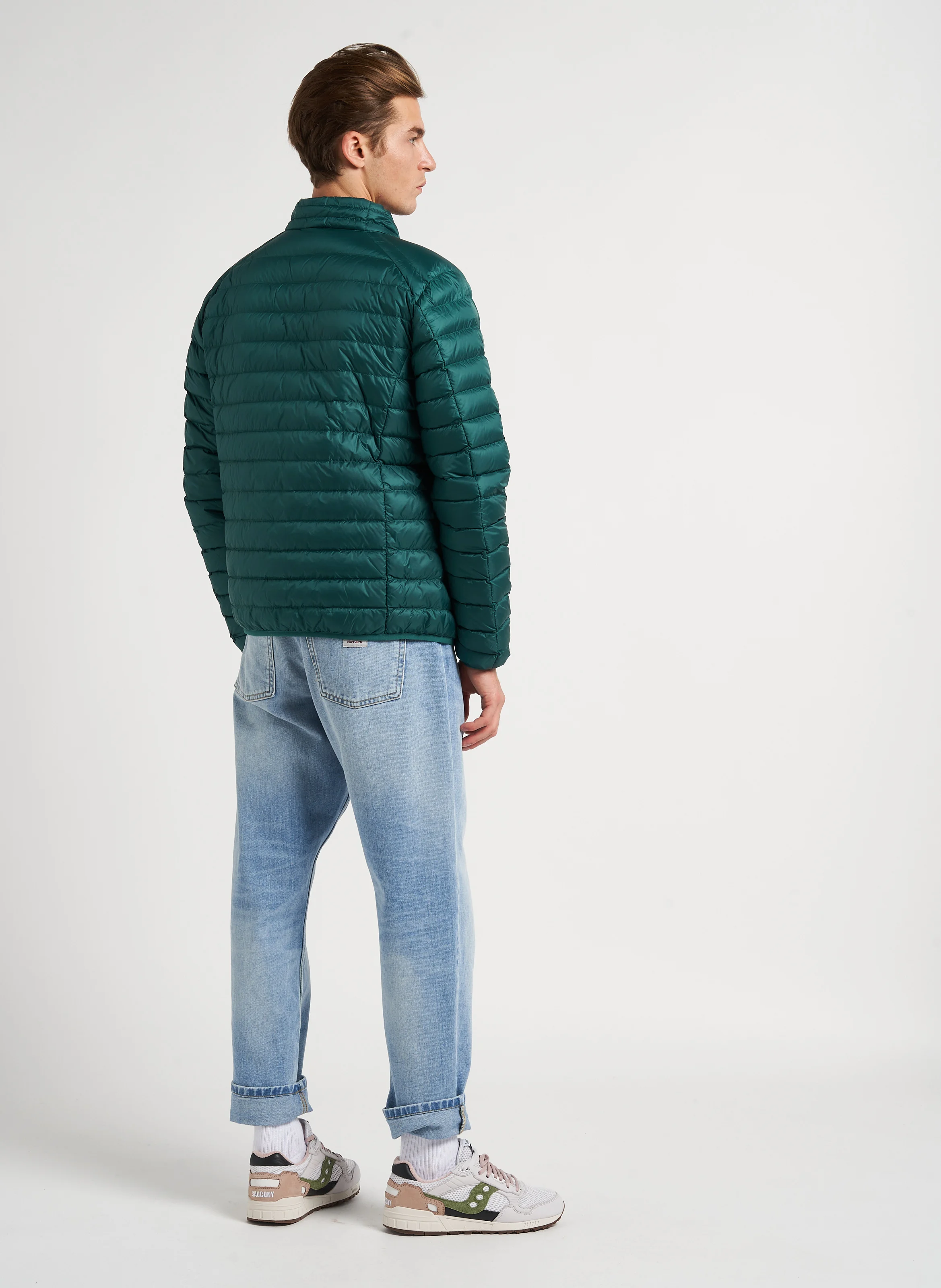 MAT - Doudoune col montant | Vert
