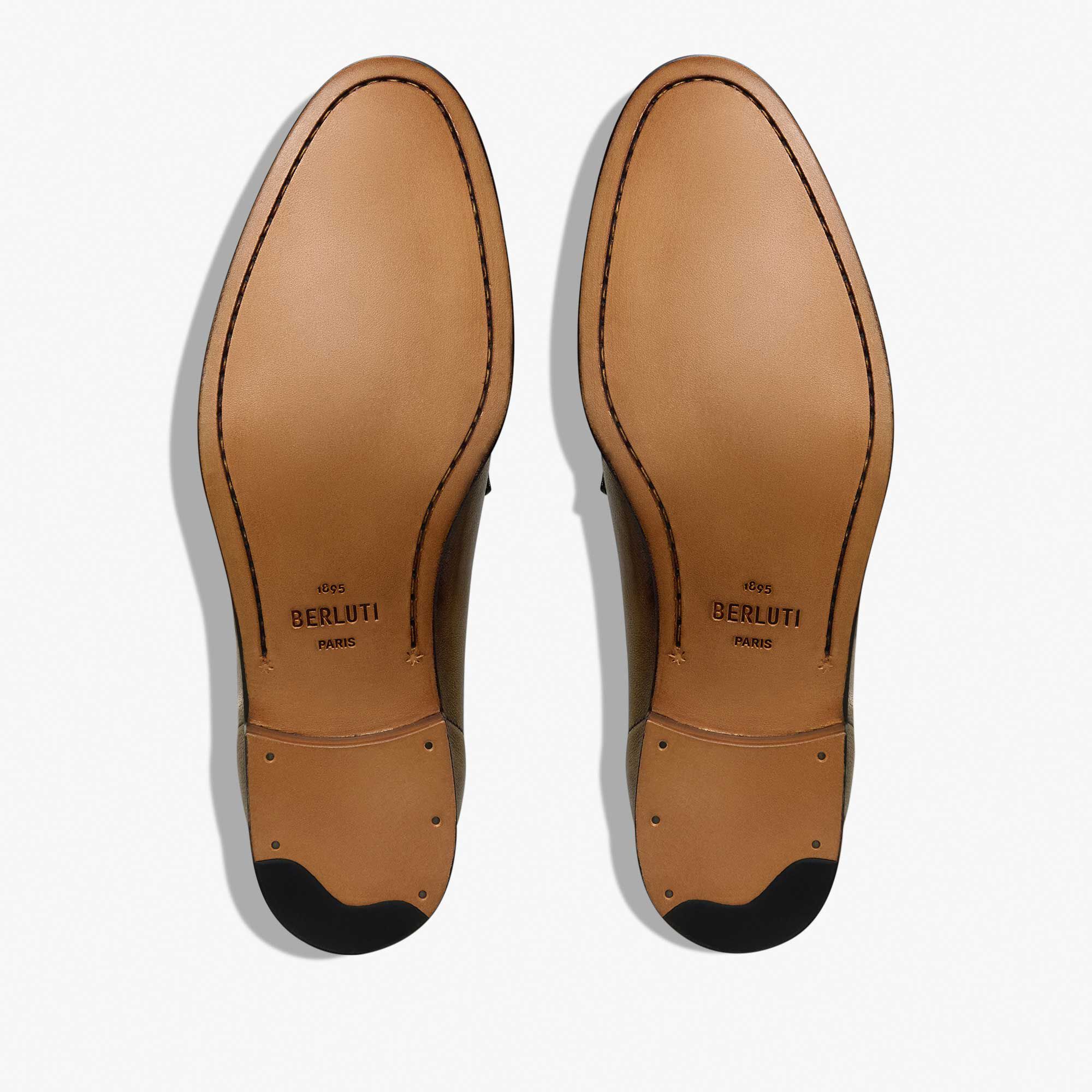 Mocassin B Volute En Cuir