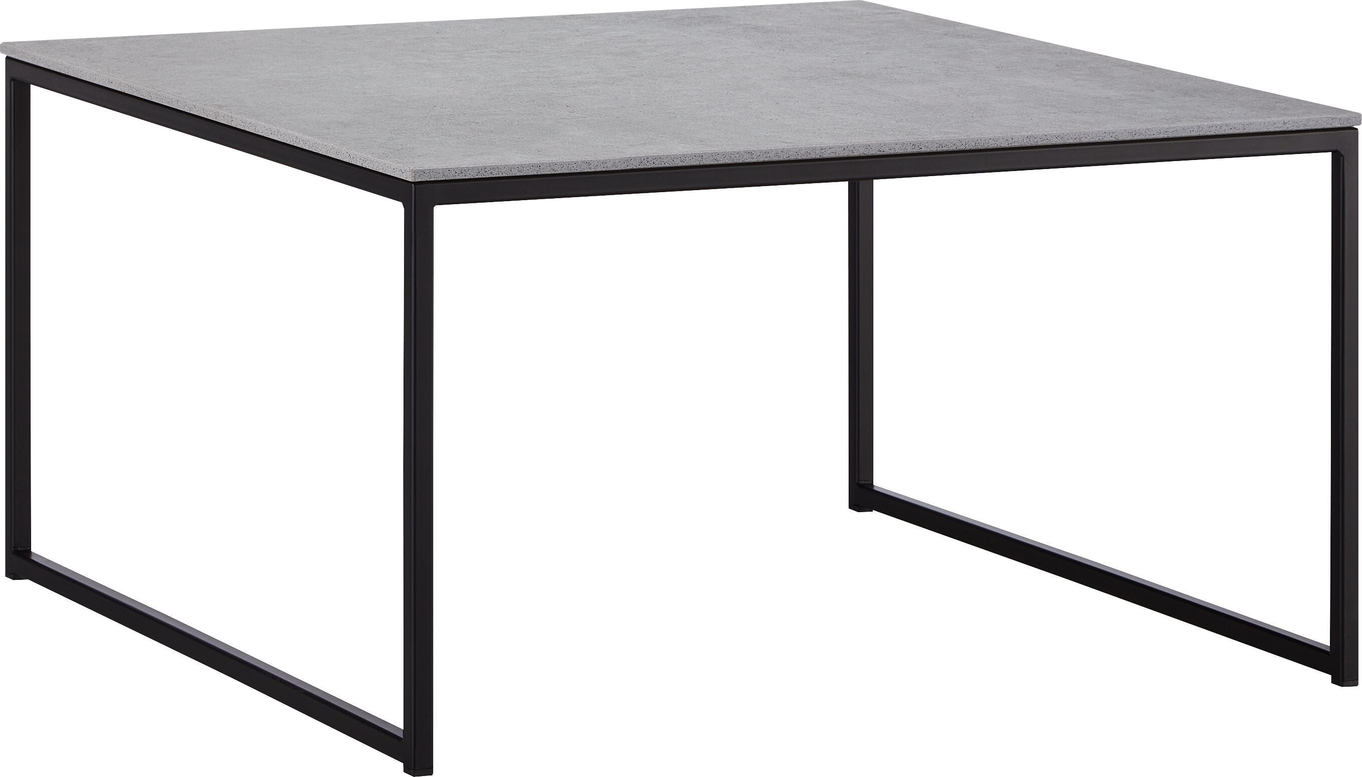 AVEA Salontisch - Kreta / schwarz / B: 65.0 cm x T: 65.0 cm x H: 35.8 cm