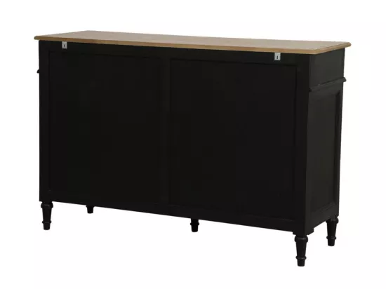 Bas De Buffet Bois Noir - Manoir Interior's