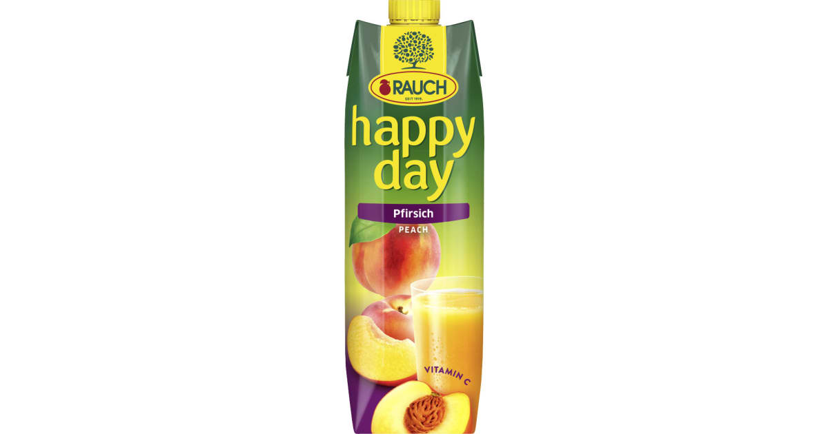 Rauch Happy Day Pfirsich 1,0 Liter (Einweg)
