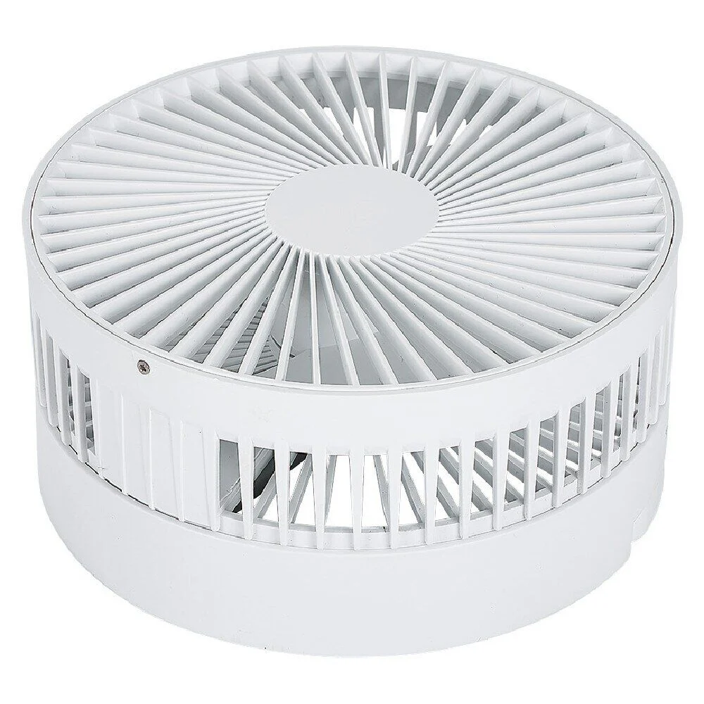 Ventilateur télescopique nomade blanc