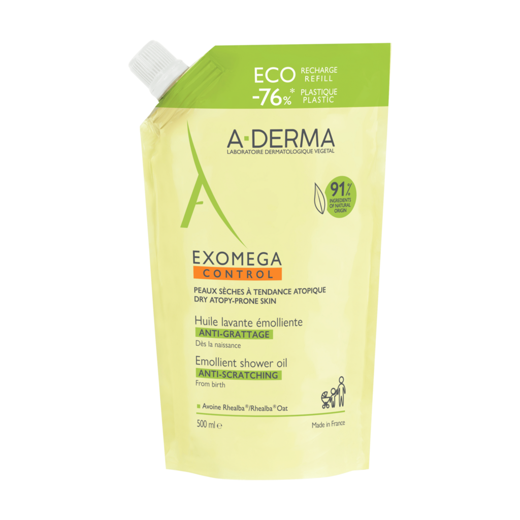 A-DERMA EXOMEGA CONTROL Reinigungsöl Öl Refill Fl 500 ml
