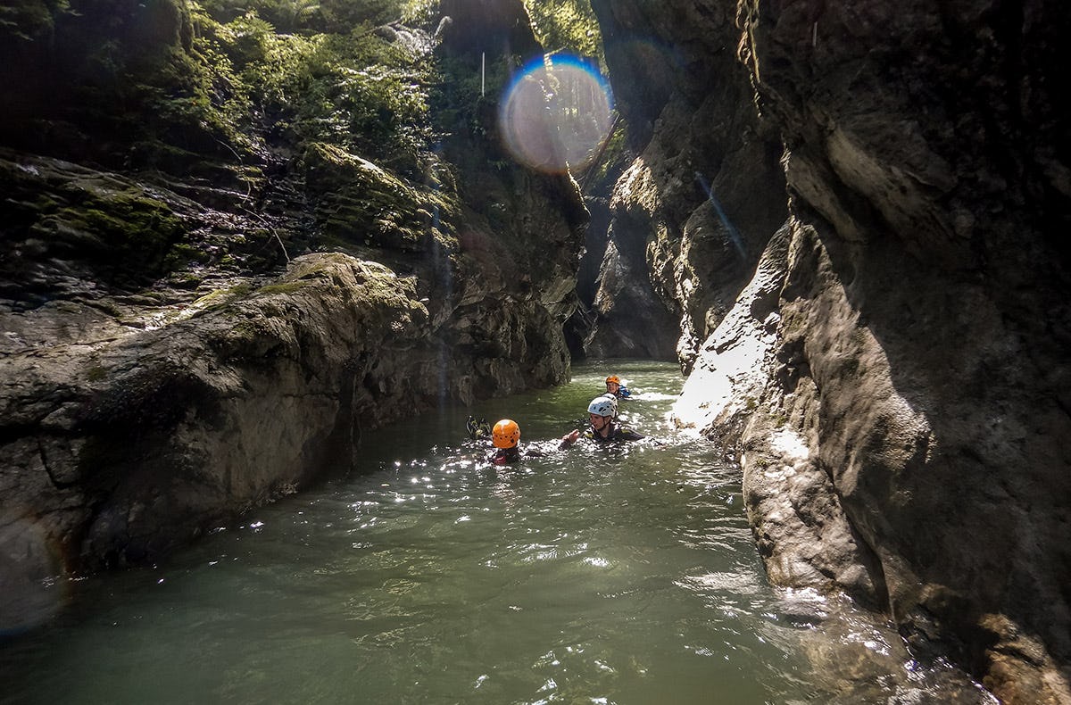 Canyoning in Dornbirn: 6 Stunden Abenteuer pur
