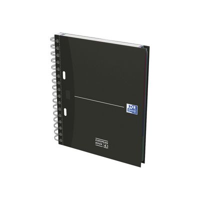 Oxford Europeanbook - Cahier A5 - 200 pages - petits carreaux (5x5 mm) - disponible dans différentes couleurs