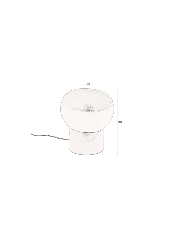 Dutchbone Zahra tafellamp small