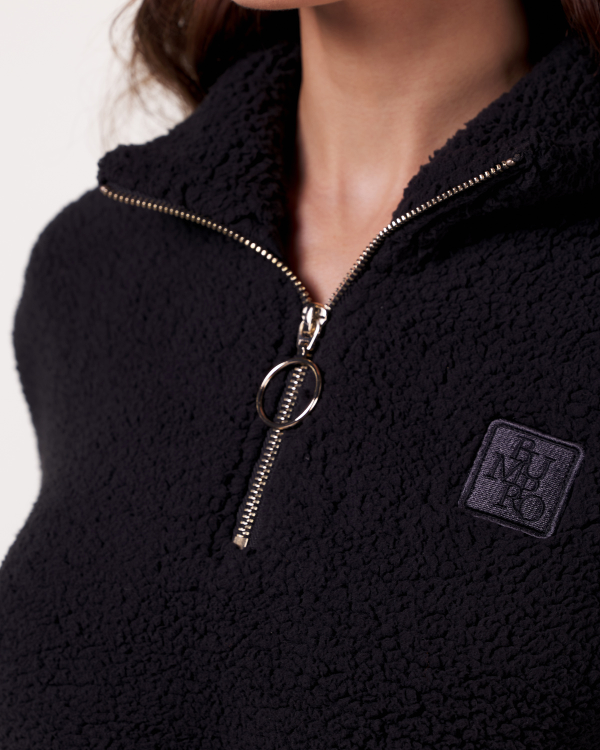 Bumpro Soft Teddy 1\2 Zip Black