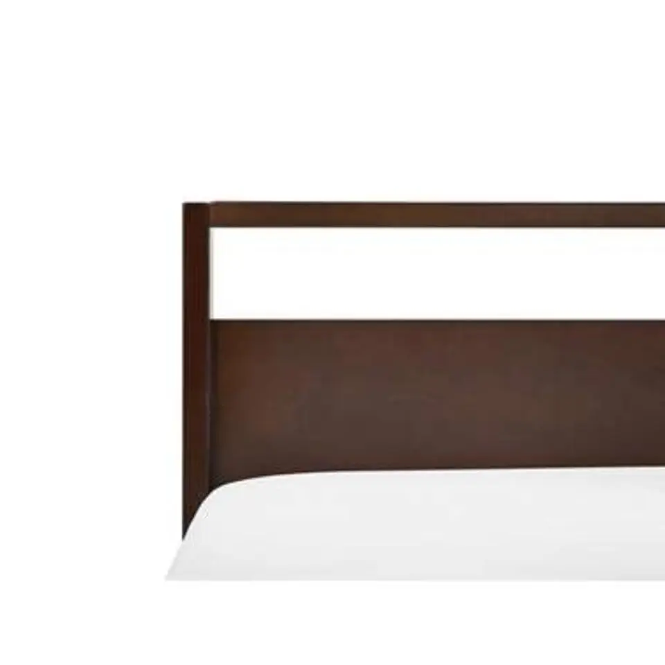 GIULIA - Tweepersoonsbed - Donker - 140 x 200 cm - Dennenhout
