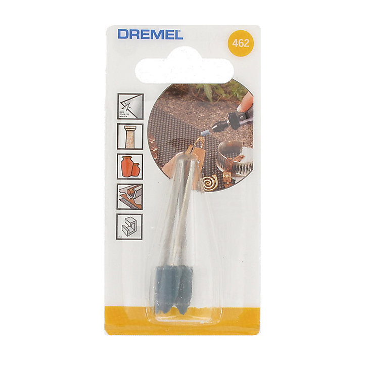 3 pointes de polissage Dremel caoutchouc
