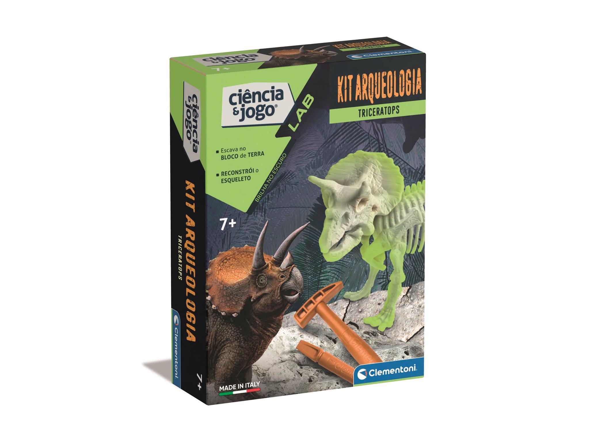 KIT ARQUEOLOGIA CLEMENTONI TRICERATOPS