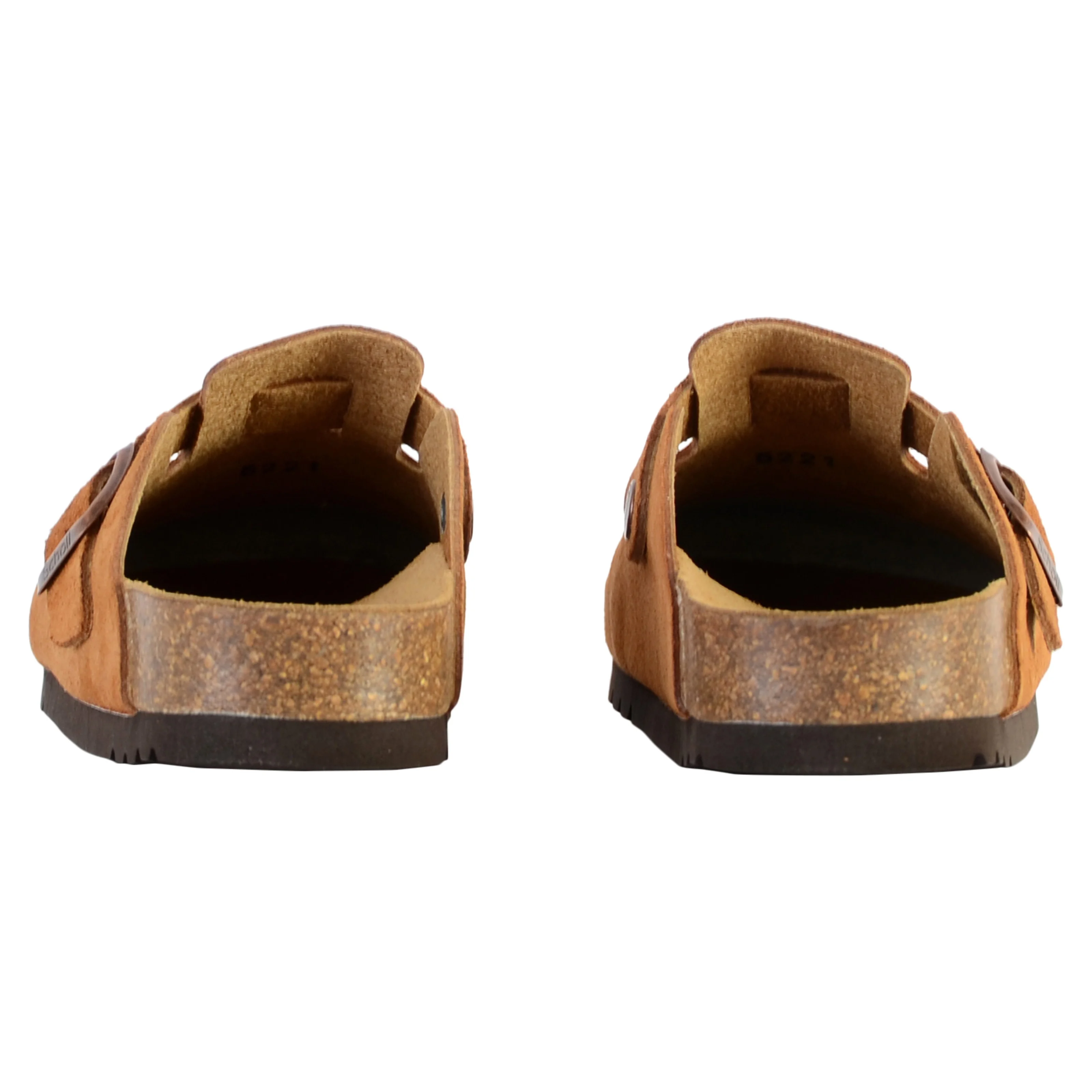 Mules cuirfae | Marron