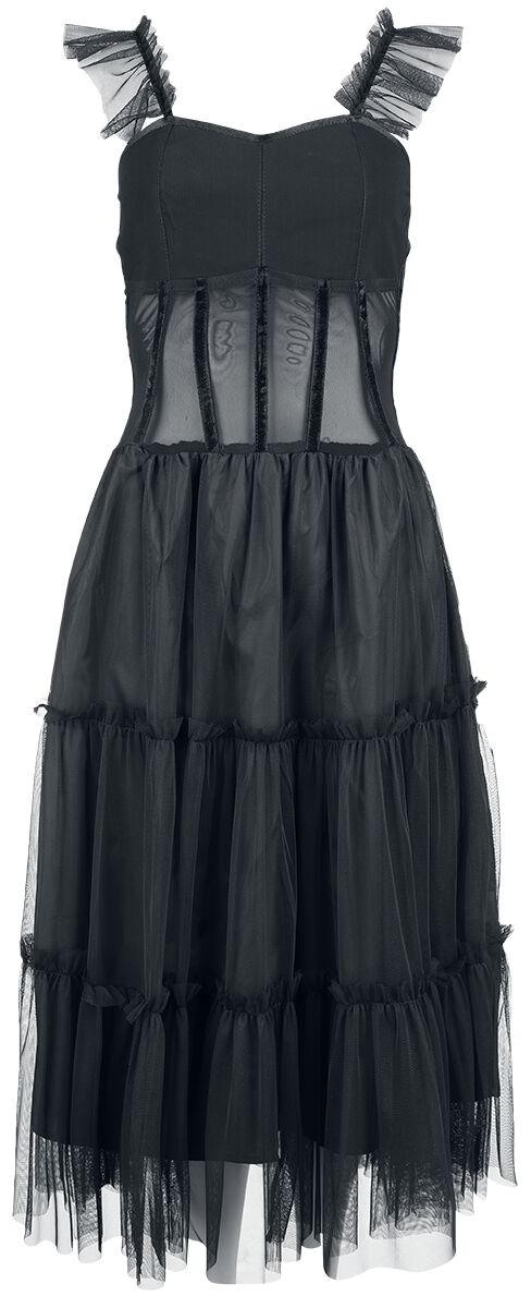 Robe Corset en Mesh | Gothicana by EMP Robe longue