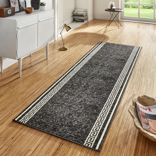 HANSE Home Läufer »Casa« rechteckig 9 mm Höhe Kurzflor, Weich, Teppichläufer, Bordüre, Teppich, Küche, Flur, Muster