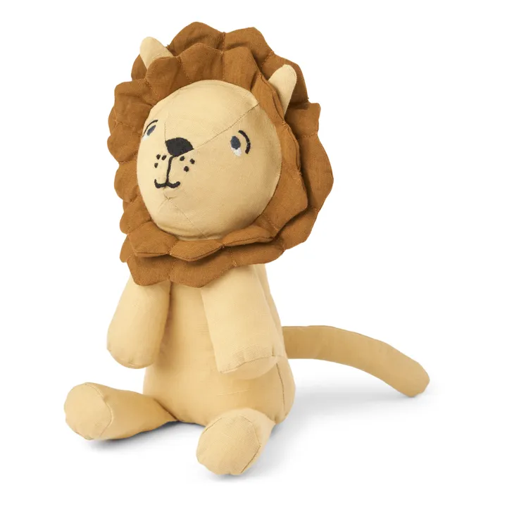 Liewood Peluche lion Myra en coton bio | Jaune