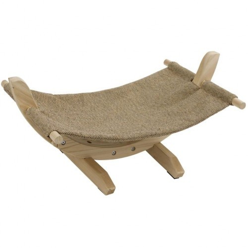 Cama de rede marrom para gatos