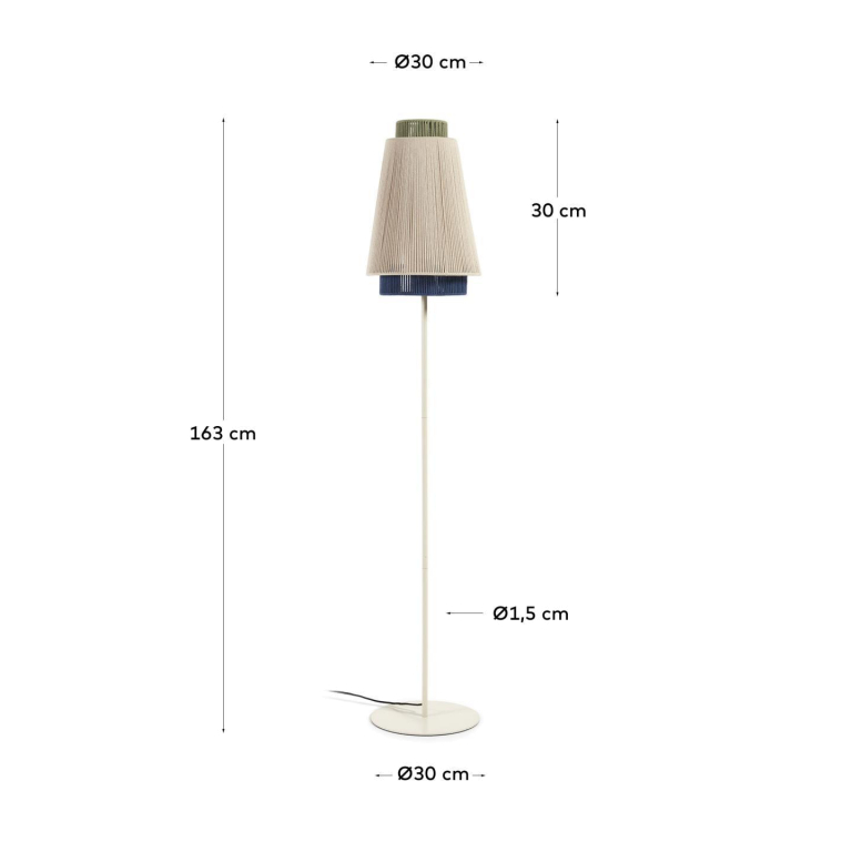 Kave Home Yuvia vloerlamp