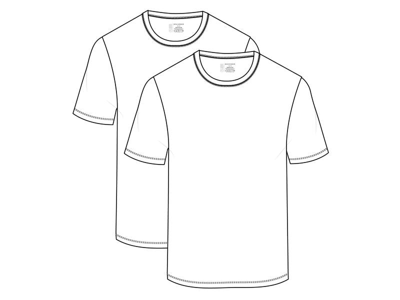 SCHIESSER Unterhemd Herren 2-er Pack, Weiss, XXL Kurzarm-Shirts für Herren