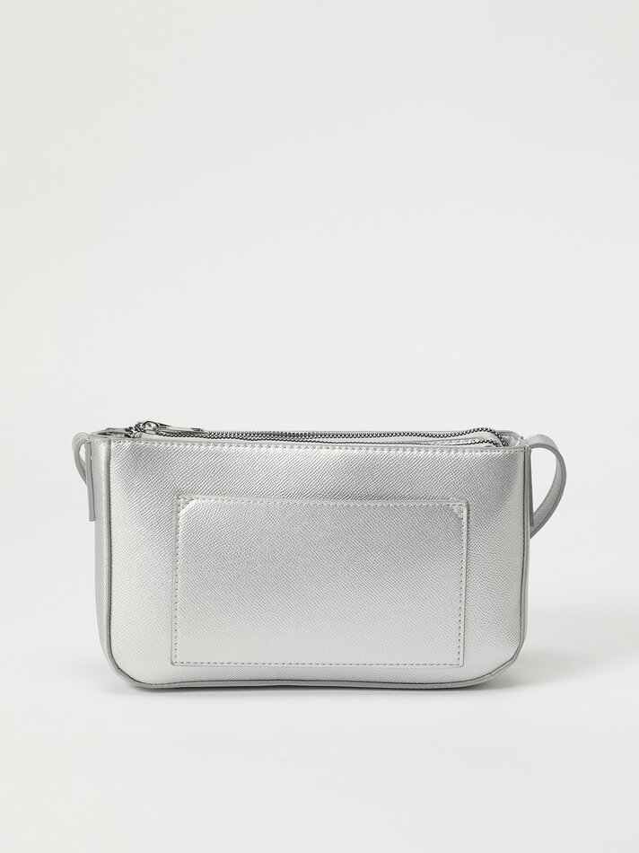 Bolsa retangular - Prateada