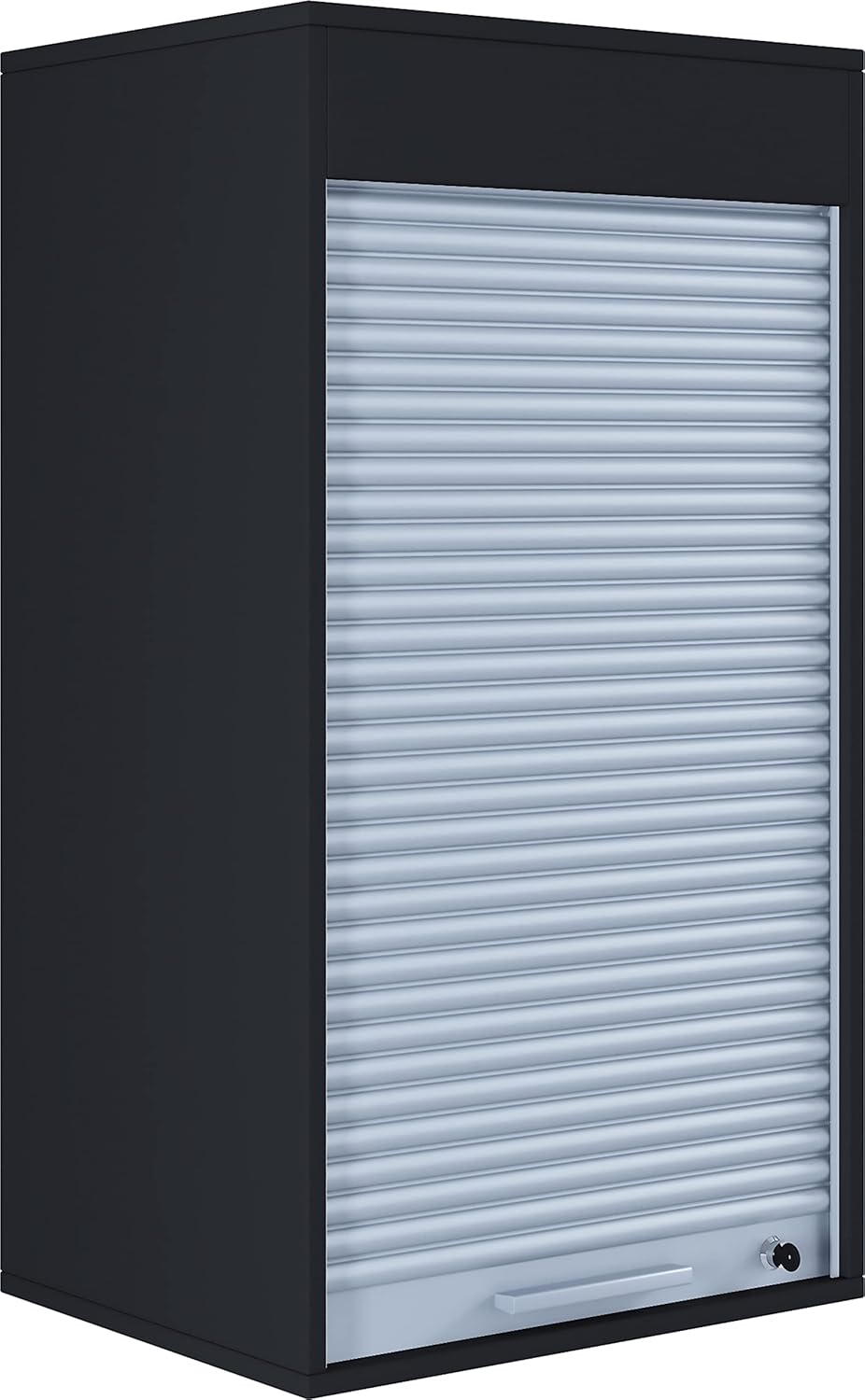 VCM Büroschrank | Aktenschrank mit Rollladen| Maße ca. H. 93 x B. 50 x T. 40 cm – Aktos L