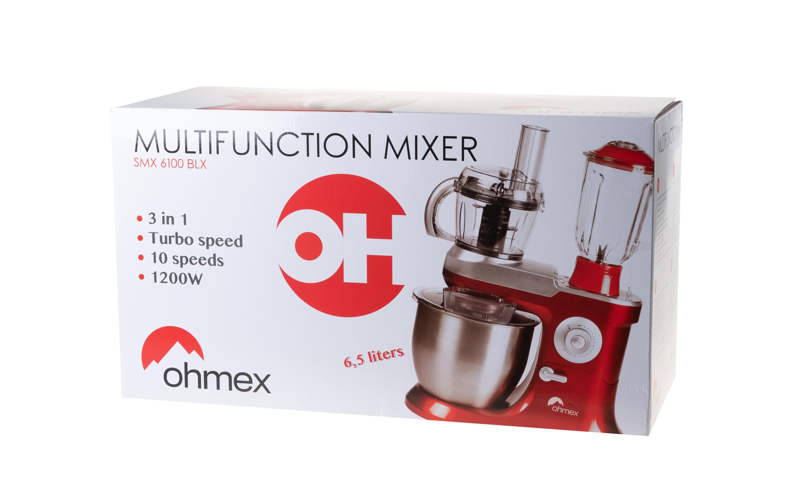 Küchenmaschine SMX 6100 Rot<br>Küchenmaschine mit Mixer und Food Processor