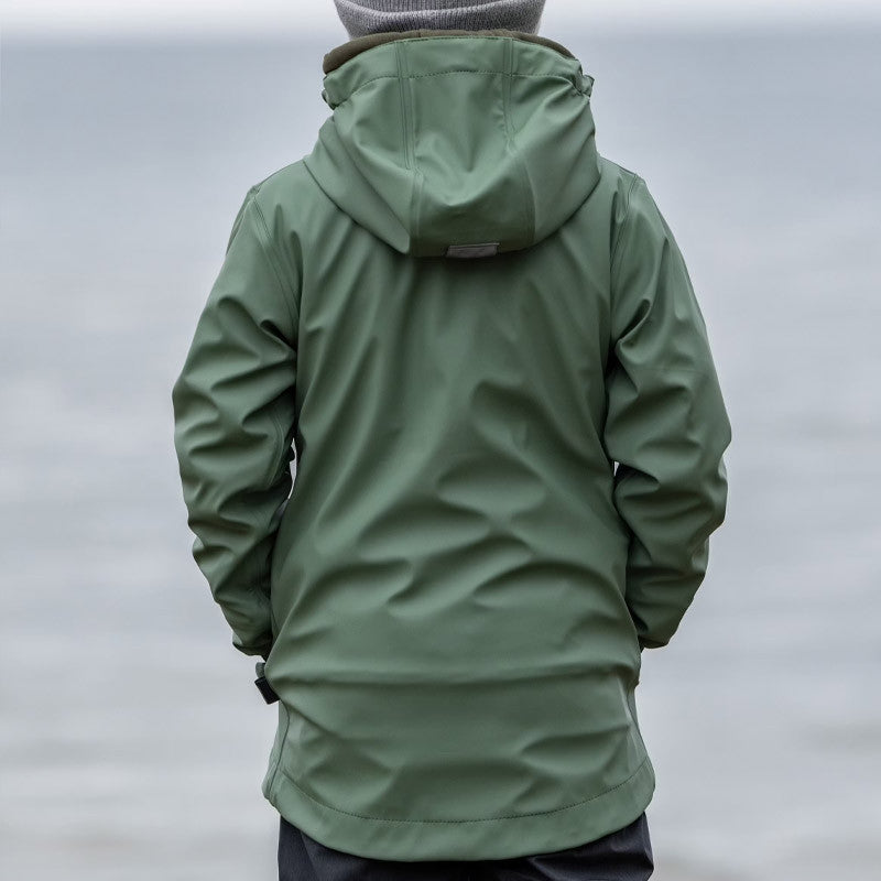 Kinder Jem Regenjacke hedge green