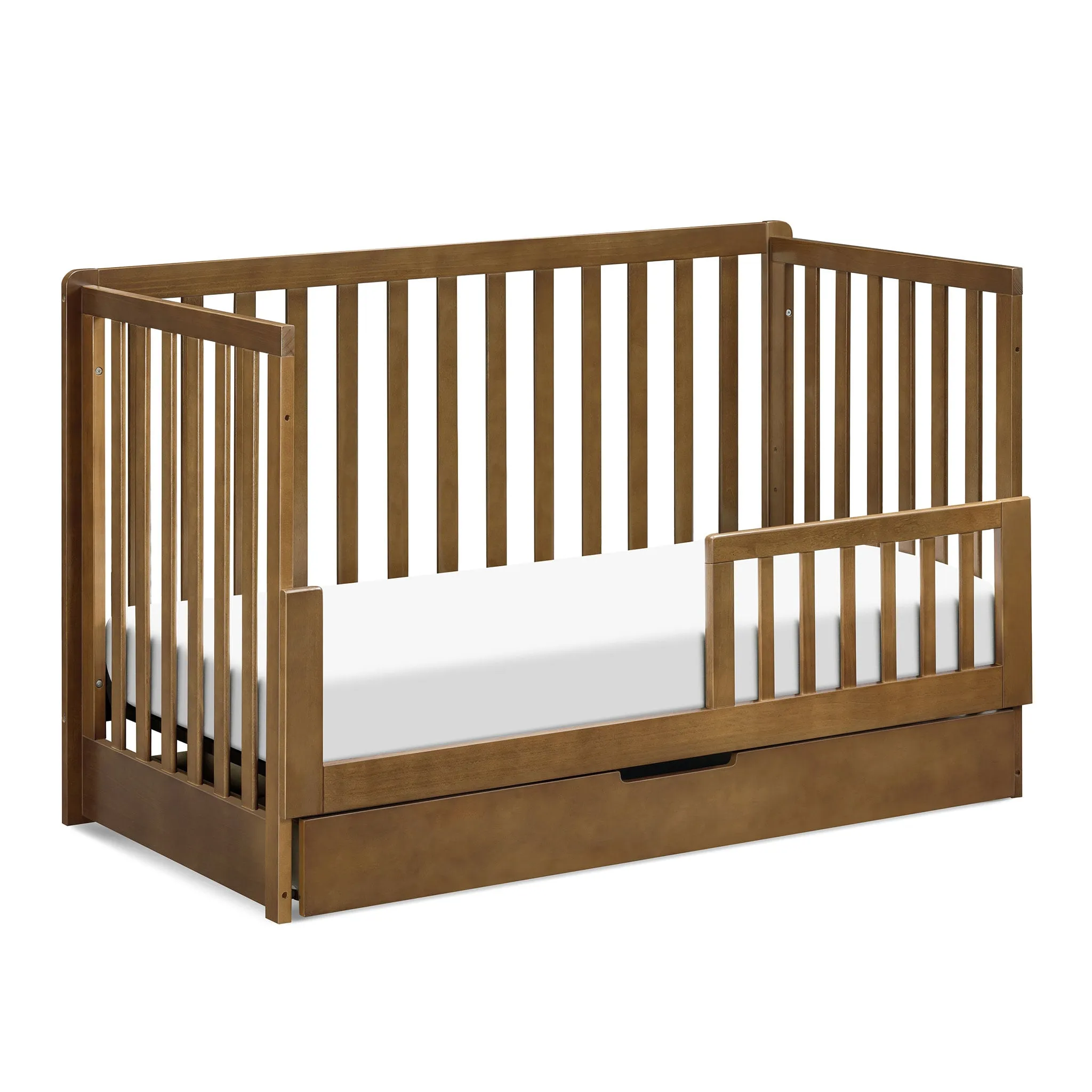 DaVinci Couchette Convertible 4-en-1 Colby avec Tiroir Gigogne - Noyer