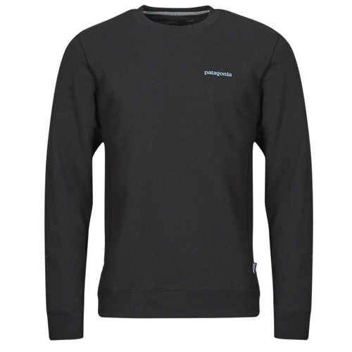 Patagonia - FITZ ROY ICON UPRISAL CREW SWEATSHIRT - Noir