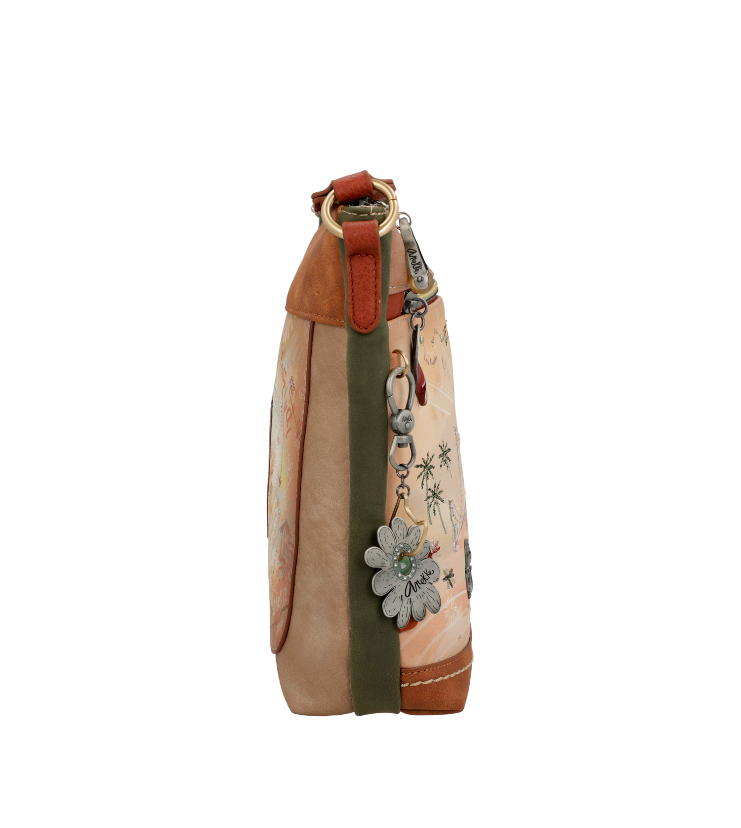 Anekke Crossbody Tasche braun beige